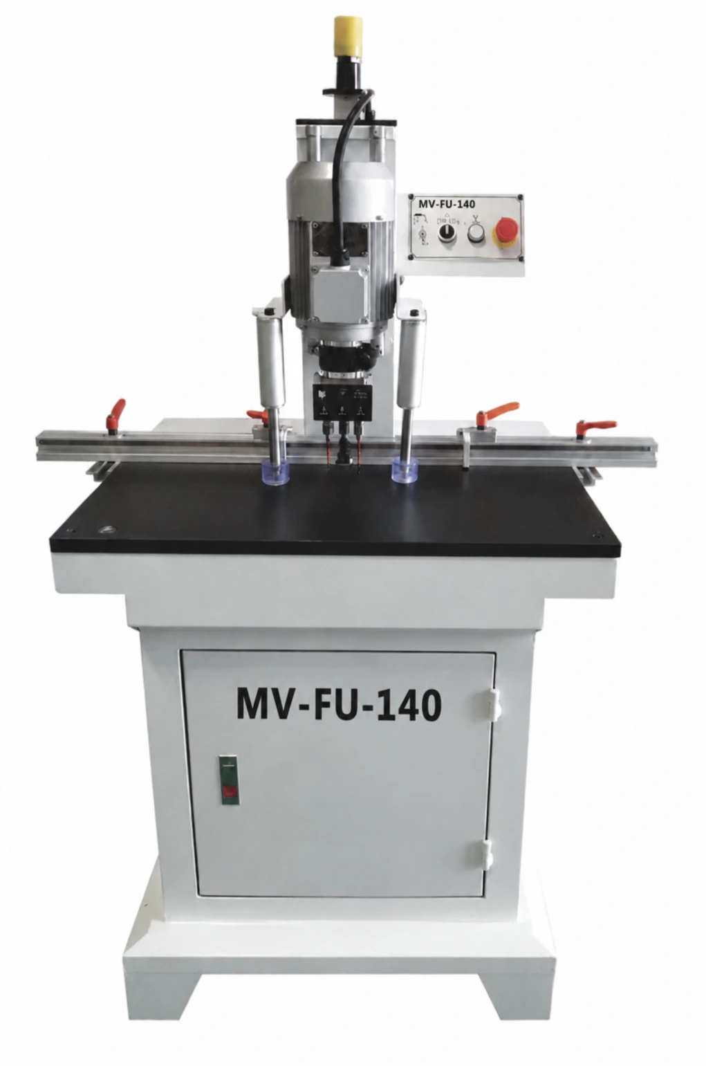 MV-FU-140 — Furadora de dobradiças de uma cabeça