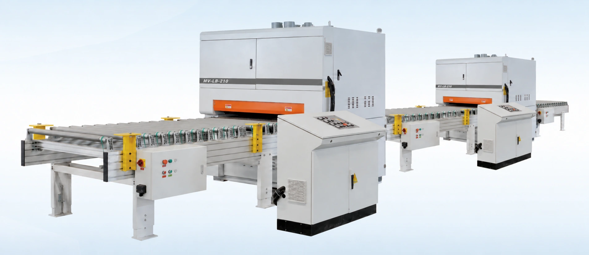 MV-LB-210 — Linha de lixagem superior e inferior